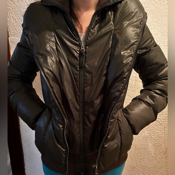 Maclage army green puffer jacket - Picture 6 of 7